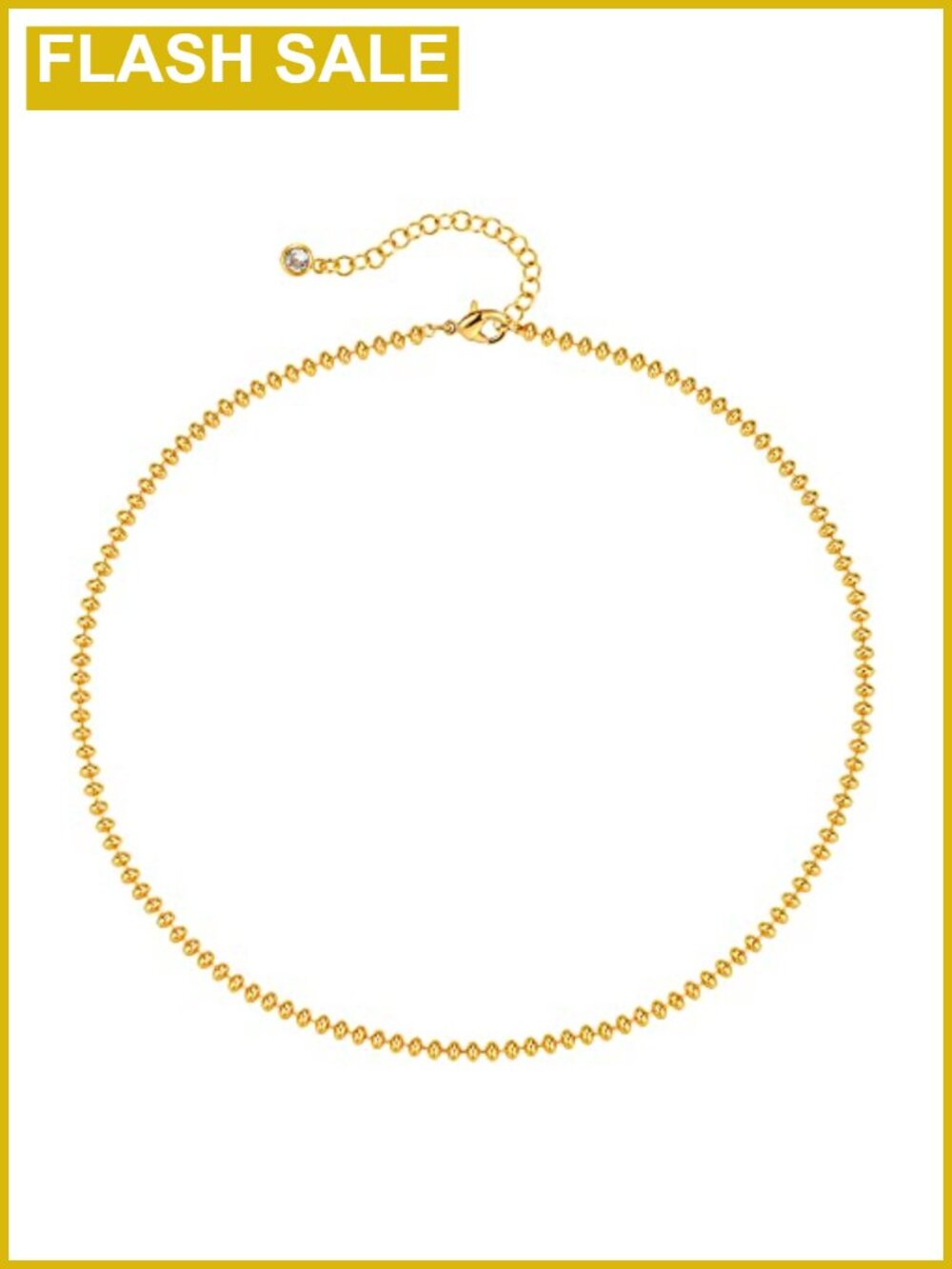 14K Gold Plated Beaded Pearl Choker Necklace Dainty Boho Women's Jewelry Gift